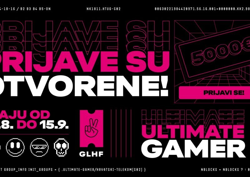 Kreće nova sezona Ultimate Gamera, amaterskog natjecanja Hrvatskog Telekoma u igranju video igara