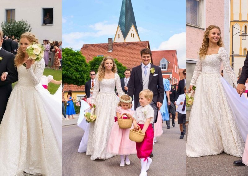 Moderna bajka: Udala se u obitelj Habsburg i zablistala u vjenčanici dostojnoj princeze