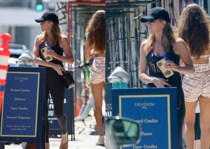 Jennifer Aniston u nikad ležernijem izdanju: Sportski look istaknuo  besprijekornu figuru