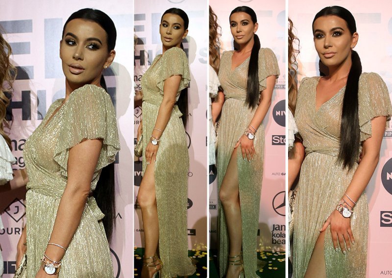 Atraktivna crnka: Svi su gledali u hrvatsku Kim Kardashian