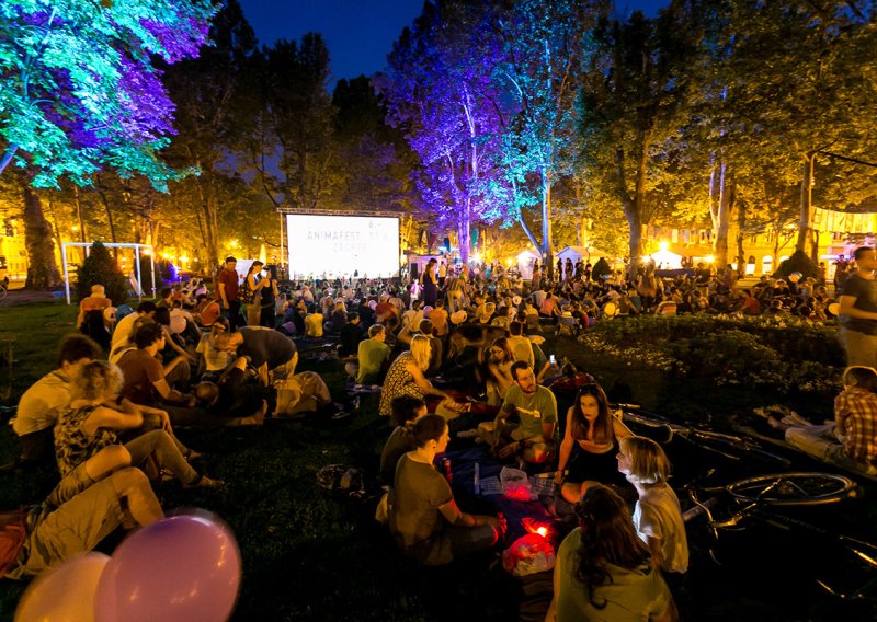 Na Zrinjevcu održano prvo Animafestovo kino i piknik