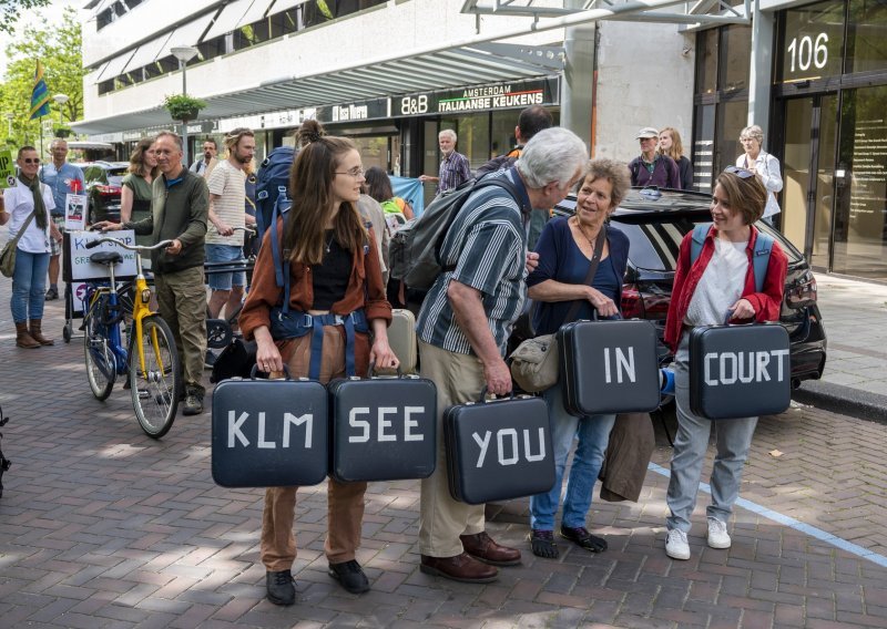 Aktivisti tužili KLM zbog oglasa i poručili: Nema 'ekoloških' letova