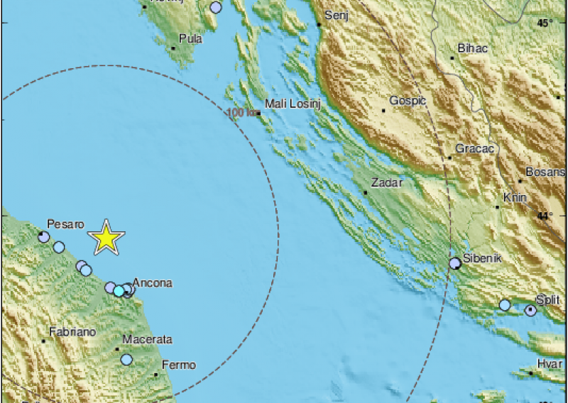 Talijansku stranu Jadrana pogodio potres