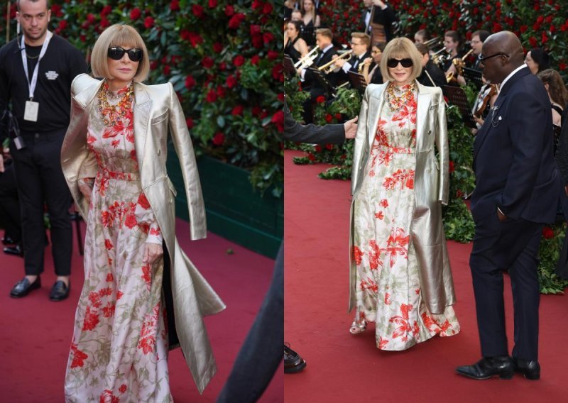 Anna Wintour nikad ne odustaje od ove modne formule, a ovakav baloner rijetko se viđa