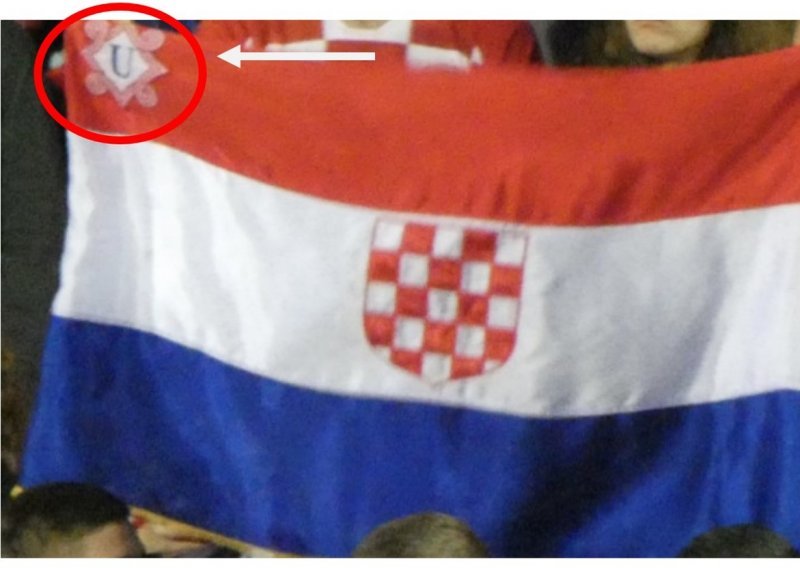 Ovo je fotografija ustaške zastave zbog koje Uefa kažnjava Hrvatsku i Vatrene!