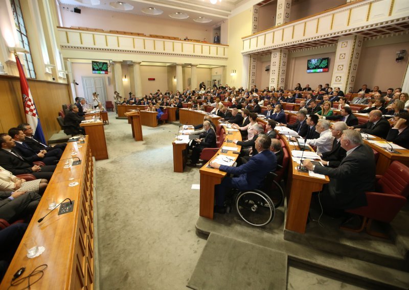 Sabor u srijedu o konačnom prijedlogu Zakona o izbornim jedinicama