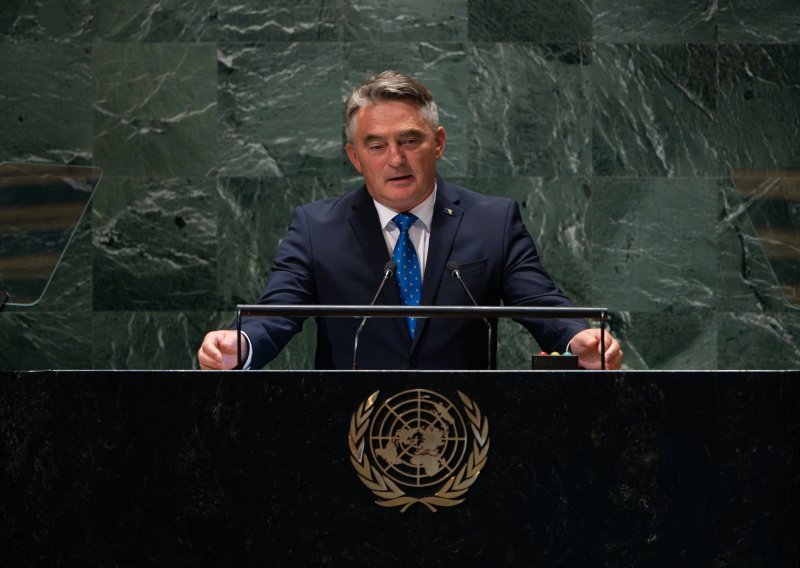 Komšić u govoru u UN-u usporedio Plenkovića s Putinom