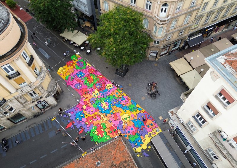 Pogledajte Lunarov mural u Masarykovoj iz zraka