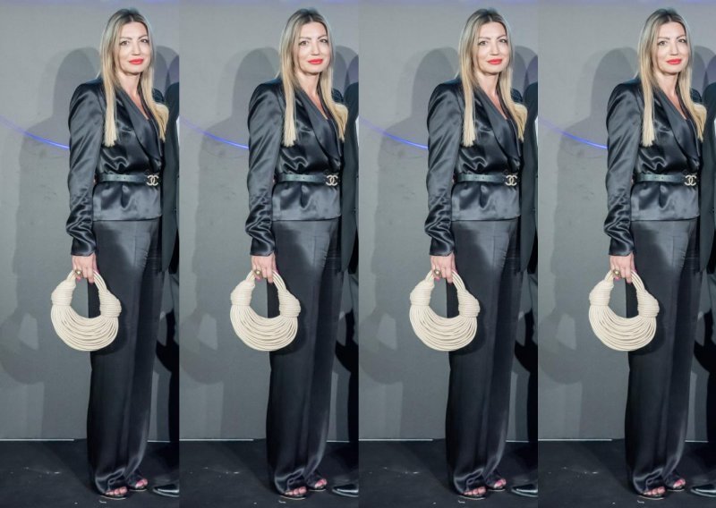 Nova Matešina ljubav monokromatski look podignula je modnim dodacima koje svi priželjkuju