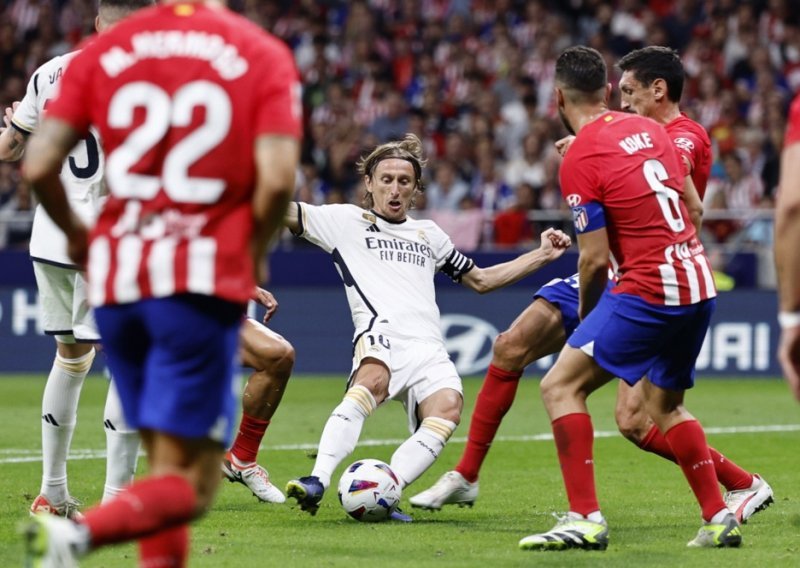 Atletico slavio u madridskom derbiju, Luka Modrić kao kapetan Reala odigrao 45 minuta