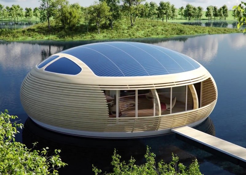 Neodoljiva plutajuća kuća za život u skladu s prirodom