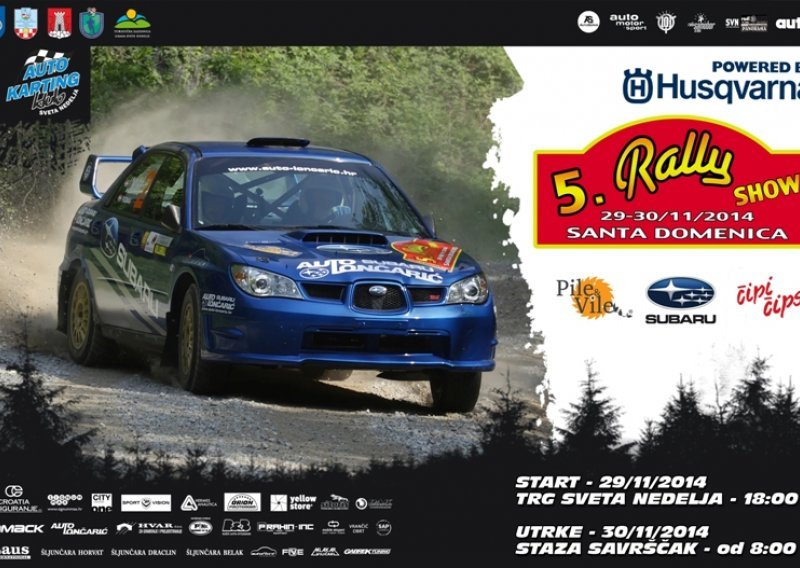 Rally Show Santa Domenica: 130 posada, pregršt suvozačica