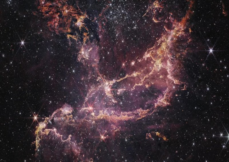 Kakvi prizori! James Webb otkrio šarene zvjezdane jaslice u patuljastoj galaksiji