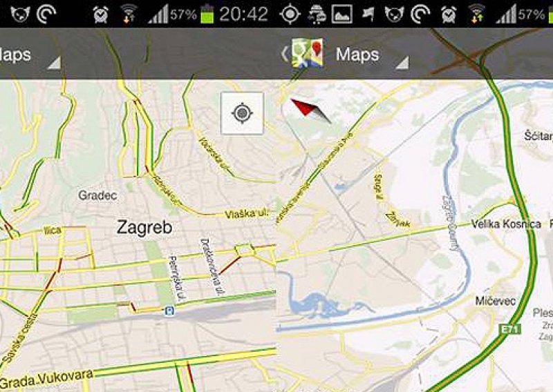 Pratite promet u Zagrebu pomoću Googlea