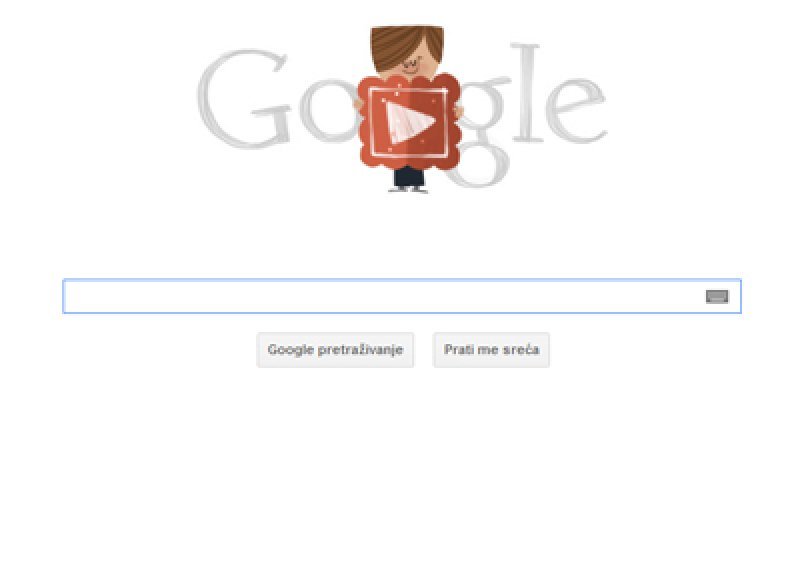 Google doodle u znaku Valentinova