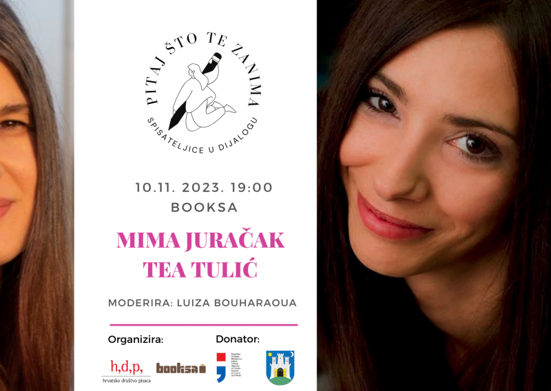 'Spisateljice u dijalogu': Mima Juračak i Tea Tulić