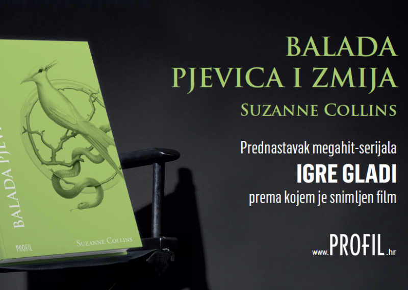 Poklanjamo svjetski bestseler 'Igre gladi: Balada pjevica i zmija'