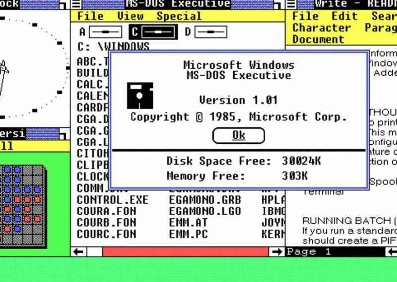 Prije 37 godina pojavili su se prvi 'Windowsi'