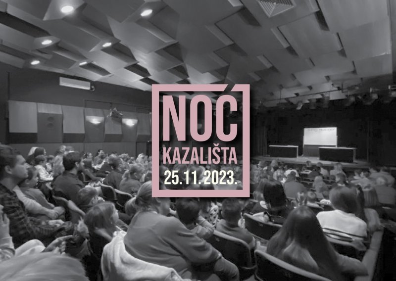 Noć kazališta 25. studenoga na 50 lokacija