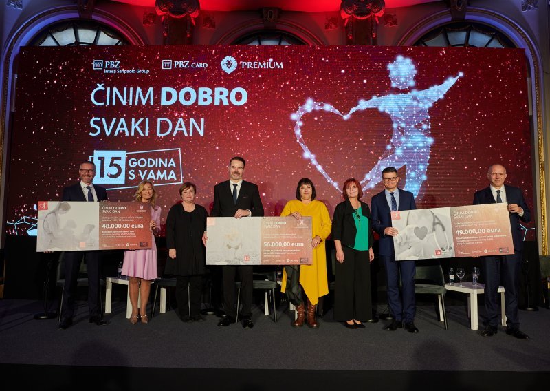 Činim dobro svaki dan: Donirano 4,5 milijuna eura bolnicama u 15 godina