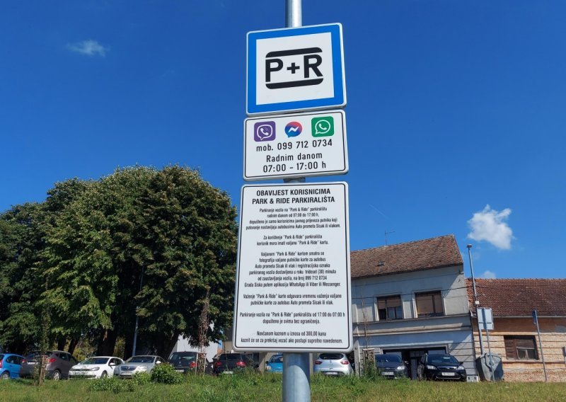 Sisak uveo jedinstveni koncept 'park&ride', evo o čemu se točno radi