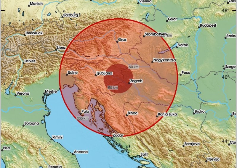 Potres kod Krškog, osjetio se i u Zagrebu: 'Zatresla se kuća'