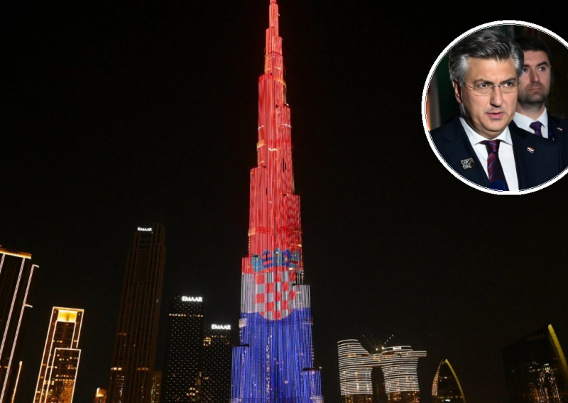 Plenković: Susret s najvećim investitorom... Burj Khalifa je u hrvatskim bojama!