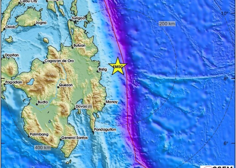 Snažan potres pogodio Filipine: Očekuje se tsunami na Filipinima i u Japanu