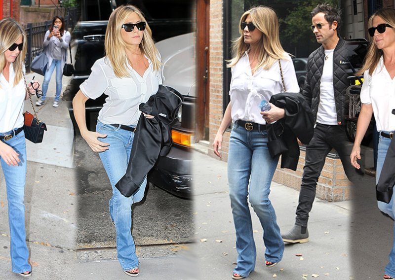 Jennifer Aniston ne odustaje od omiljenih traperica i sandala