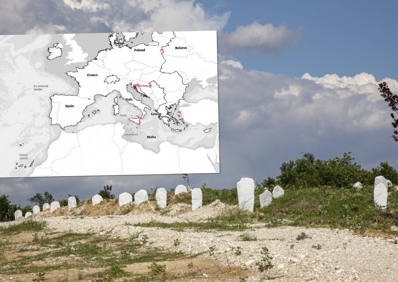 Zastrašujuće: Najmanje 1015 migranata pokopano u neoznačenim grobovima, na karti i Hrvatska