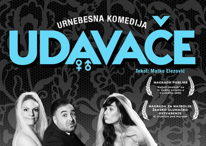 Ususret jubilarnoj 100. izvedbi vodimo vas na hit komediju 'Udavače' prvi put u zagrebačkoj Scenoteci
