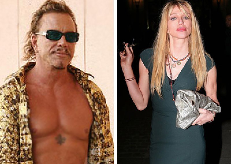 Mickey Rourke fura s Courtney Love