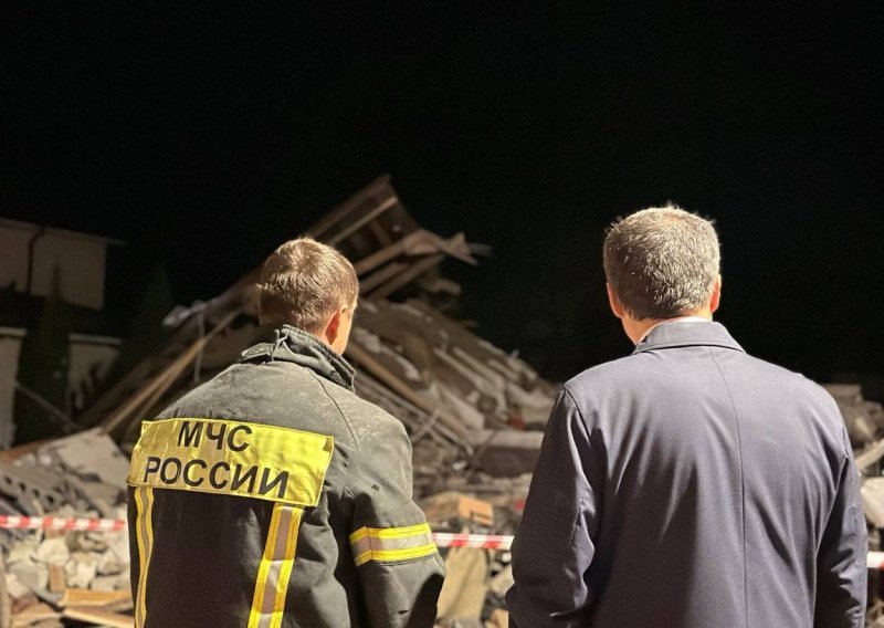 Snažna eksplozija u Sankt Peterburgu: Dron pogodio zgradu umjesto skladišta goriva
