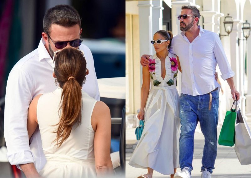 Ljubav je na St. Bartsu: Jennifer Lopez i Ben Affleck nisu odoljeli poljupcima u javnosti