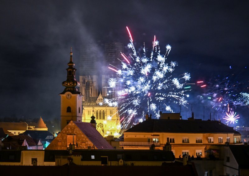 Ovako su najveći hrvatski gradovi proslavili ulazak u novu 2024. godinu