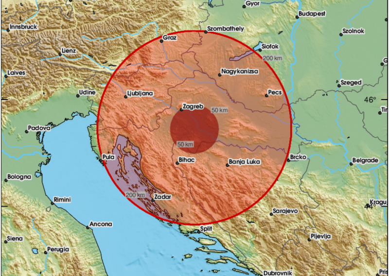 Blagi potres kod Petrinje: 'Prvo sam ga čuo, a onda je zaljuljao kuću'