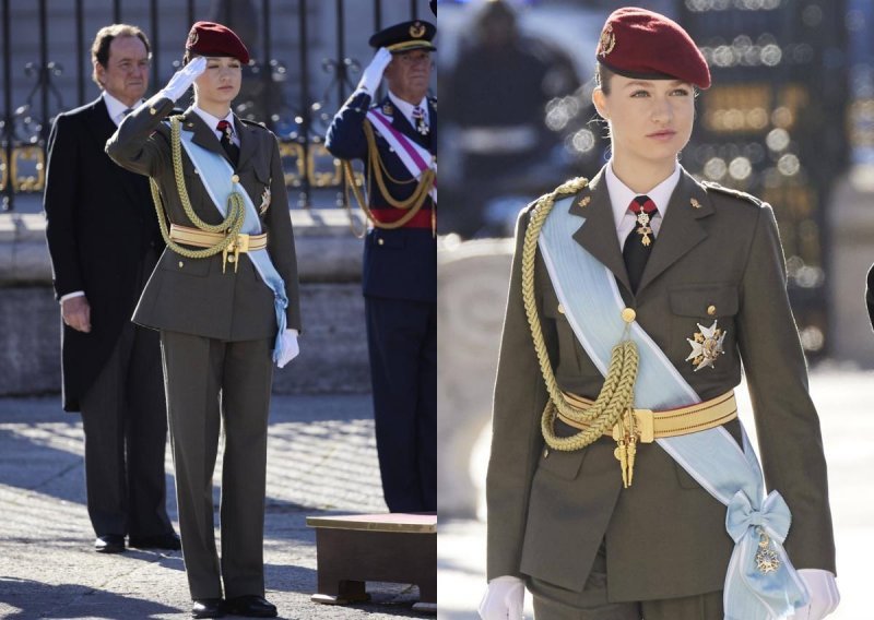 Buduća kraljica Španjolske uskočila u vojnu uniformu i ukrala svu pozornost