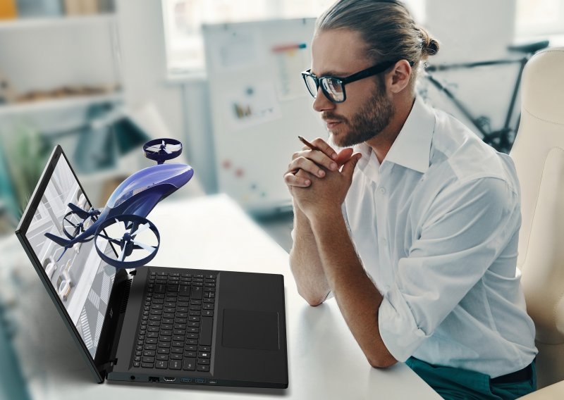 Za novi Acerov laptop ne trebate 3D naočale za stvaranje i konzumaciju 3D sadržaja