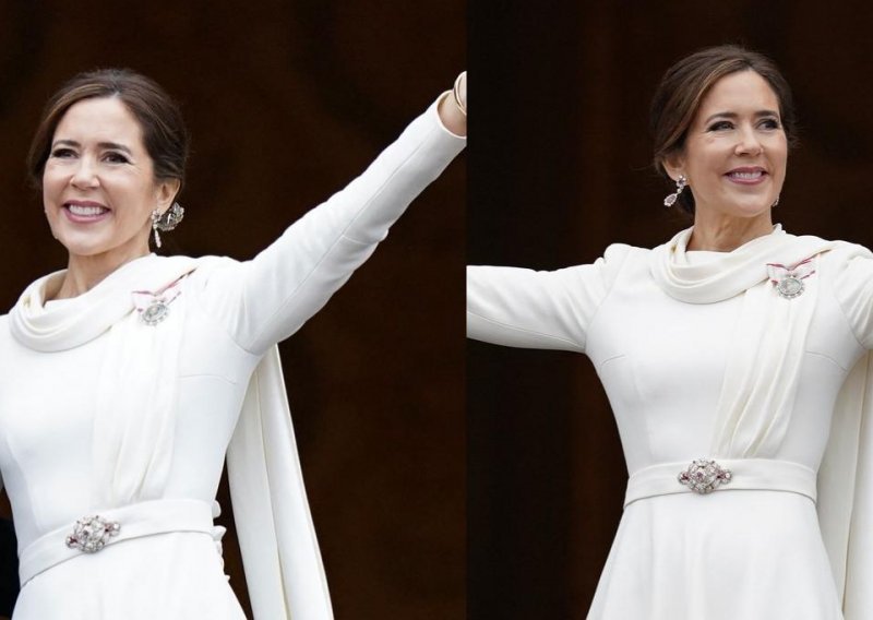 Nova danska kraljica blistala u bijelom, a evo što je poručila odabirom haljine
