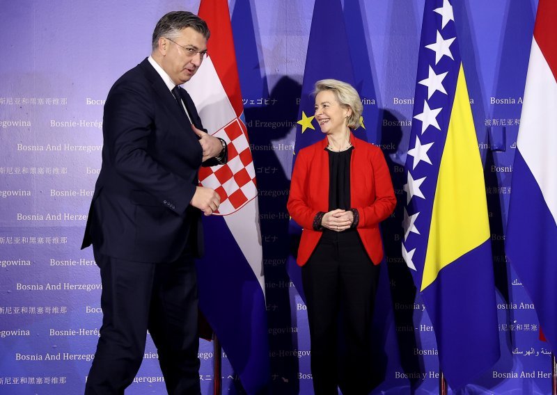 Von der Leyen i Rutte bez Plenkovića na sastanku s članovima Predsjedništva BiH. Evo zašto