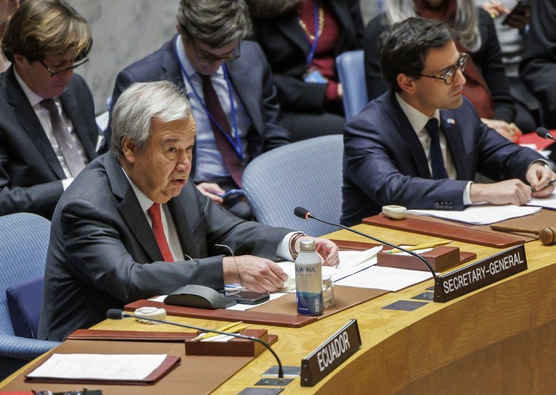 Šef UN-a kaže da je neprihvatljivo to što Izrael odbacuje rješenje s dvije države