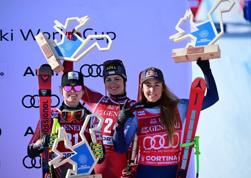 Na spustu u Cortini slavila Austrijanka Venier, a svi pričaju o strašnom padu Shiffrin