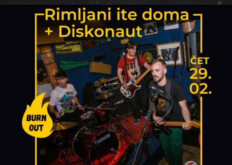 Rimljani Ite Doma uz goste Diskonaut u Tvornici kulture