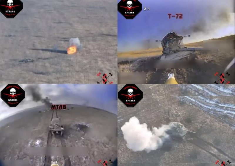 Ukrajinci tvrde: Dronovima smo uništili ruske tenkove i odbili napad