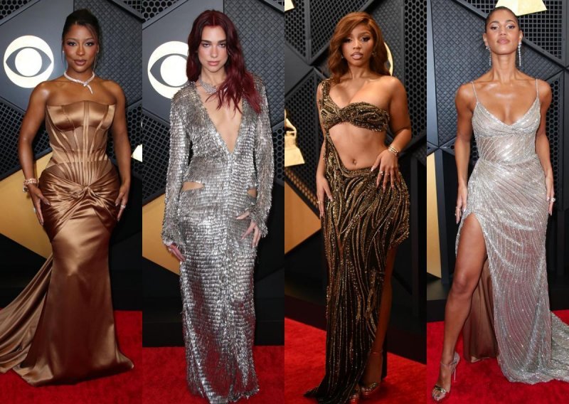 Zlato, sjaj i hrabri izrezi: Pogledajte spektakularne haljine na dodjeli Grammyja