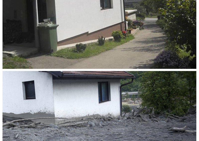 Pogledajte ista mjesta prije i poslije poplave