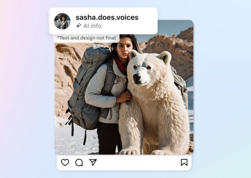 Meta će na Instagramu i Facebooku početi označavati AI generirane fotografije