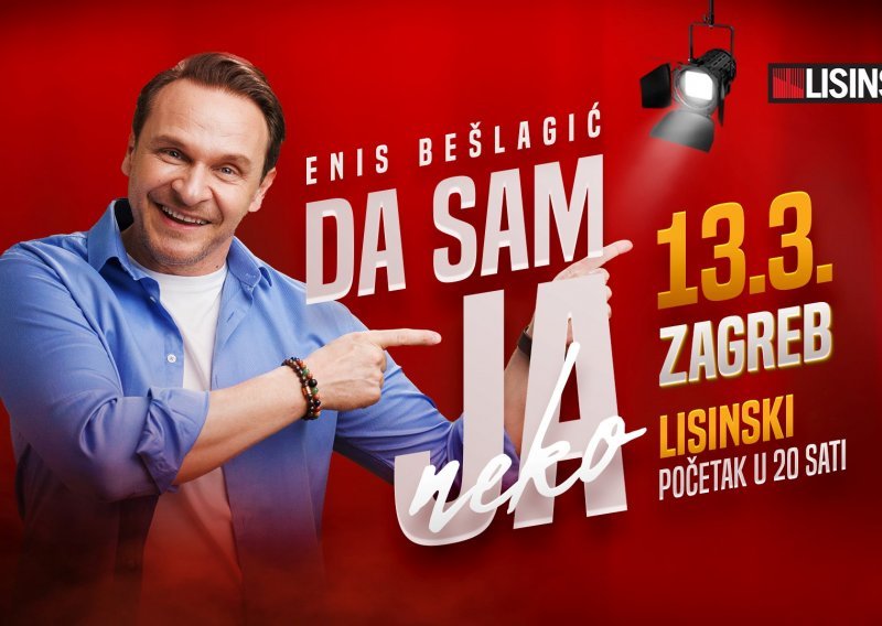 Enis Bešlagić s prvom samostalnom autorskom predstavom 'Da sam ja neko' dolazi i u Hrvatsku