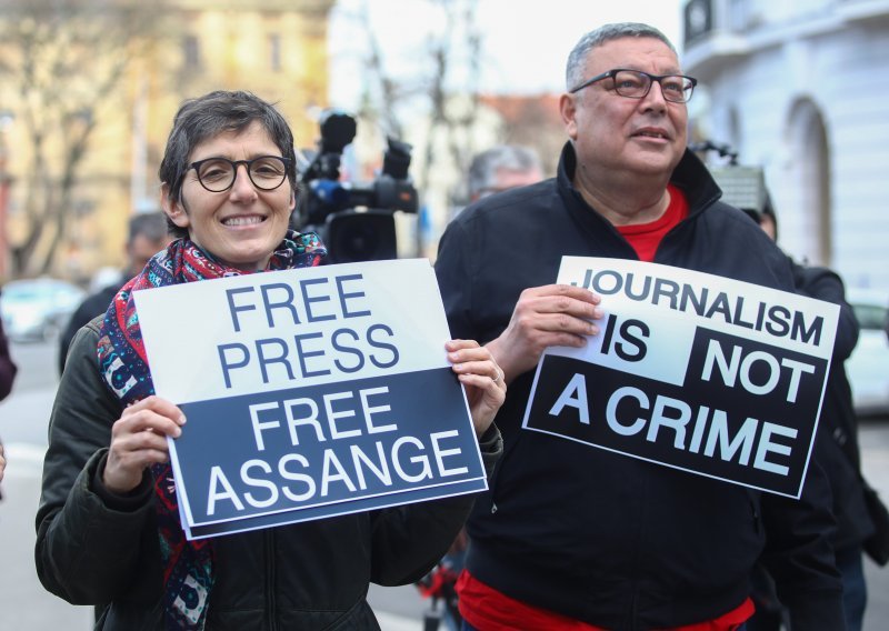 Društvo i sindikat novinara Hrvatske priključili se globalnoj akciji, podržali novinara Assangea