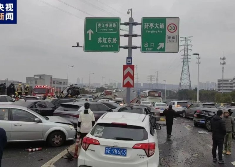 U Kini lančani sudar više od 100 automobila, ozlijeđeno nekoliko ljudi